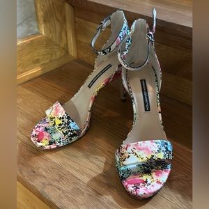 French Connection Floral Heels
